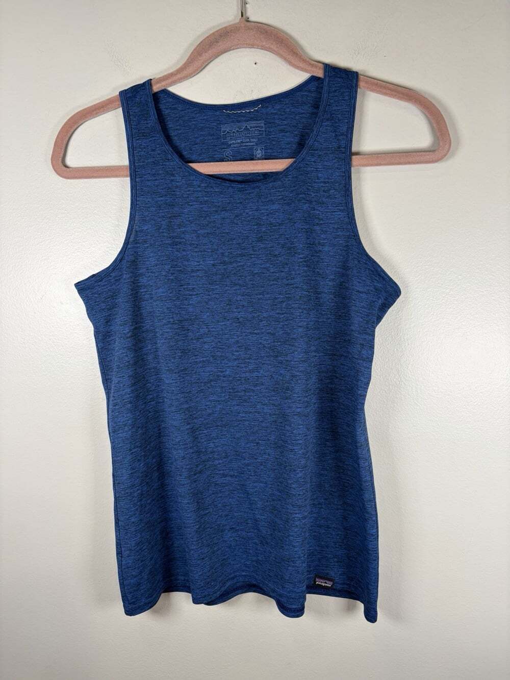 Patagonia Capilene Cool Daily Racerback Tank Top Women's Size Small Blue